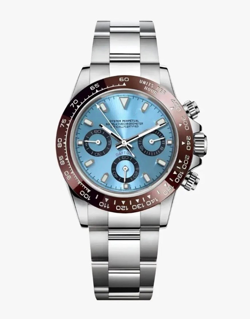 Daytona Platinum Blue Inspired Watch