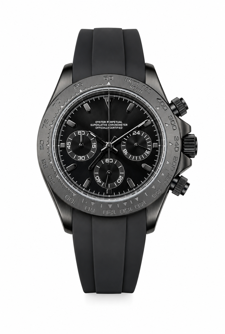 Daytona Triple Black Inspired Watch