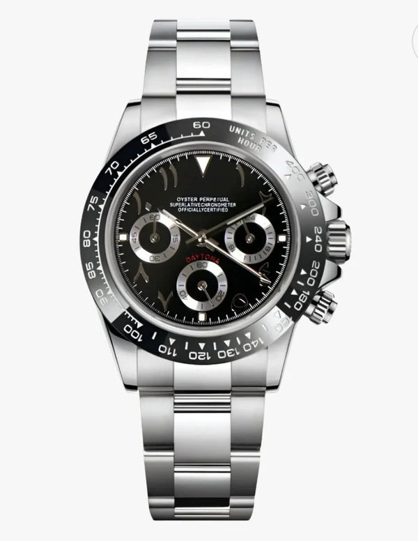 Daytona Black Arabic Dial Inspired Watch