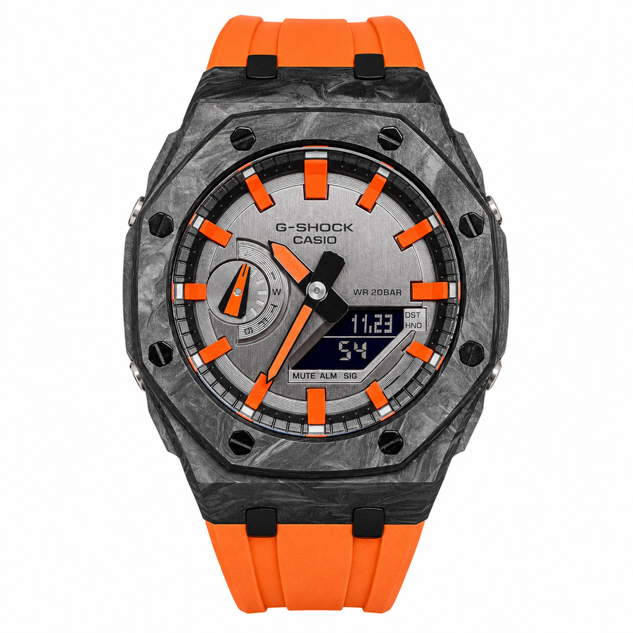 G-Shock Lava Orange Inspired Watch