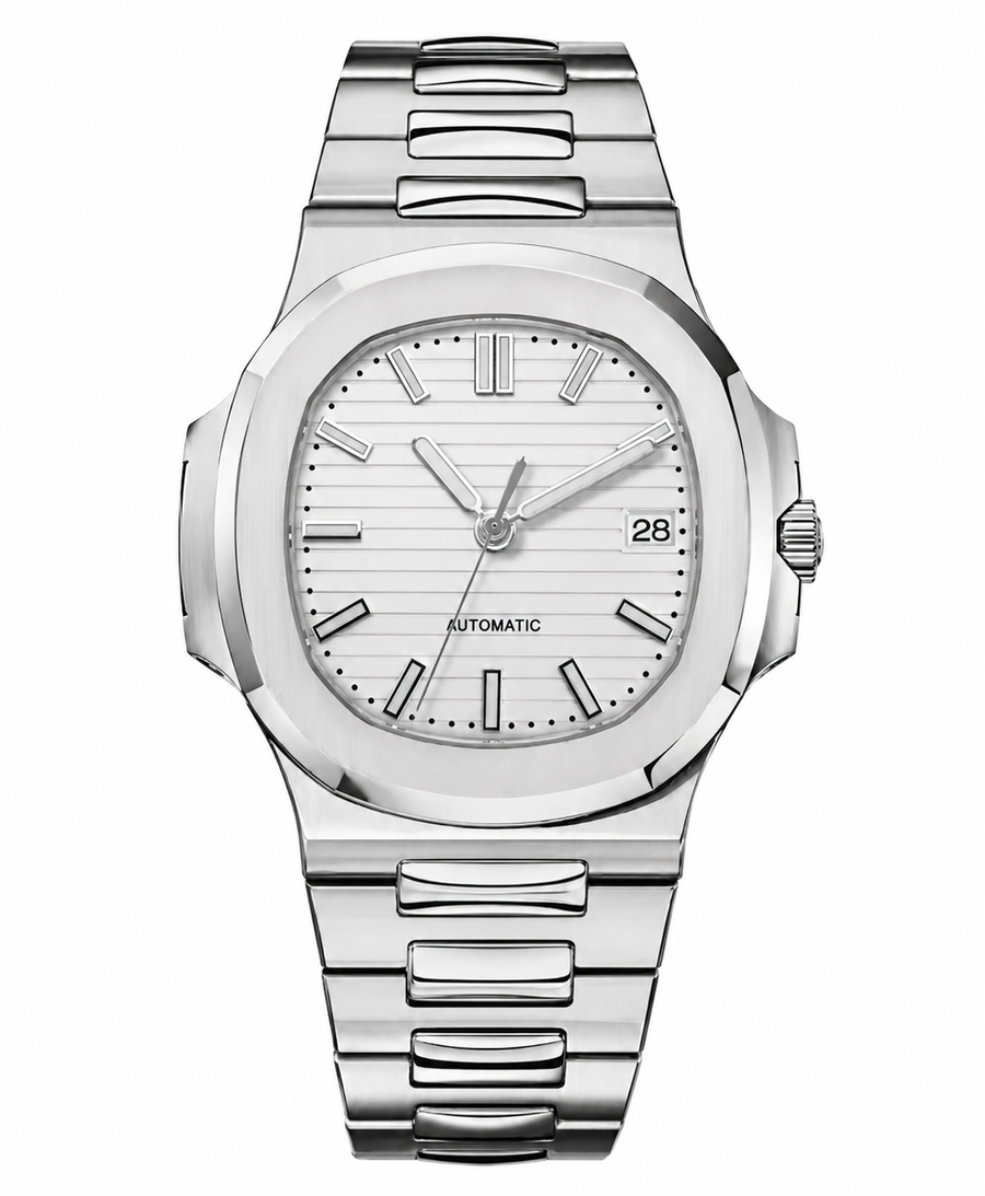 Nautilus White Inspired Watch