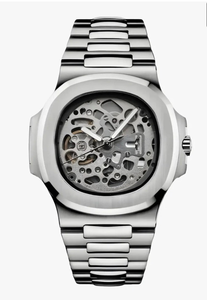 Nautilus Skeleton Inspired Watch