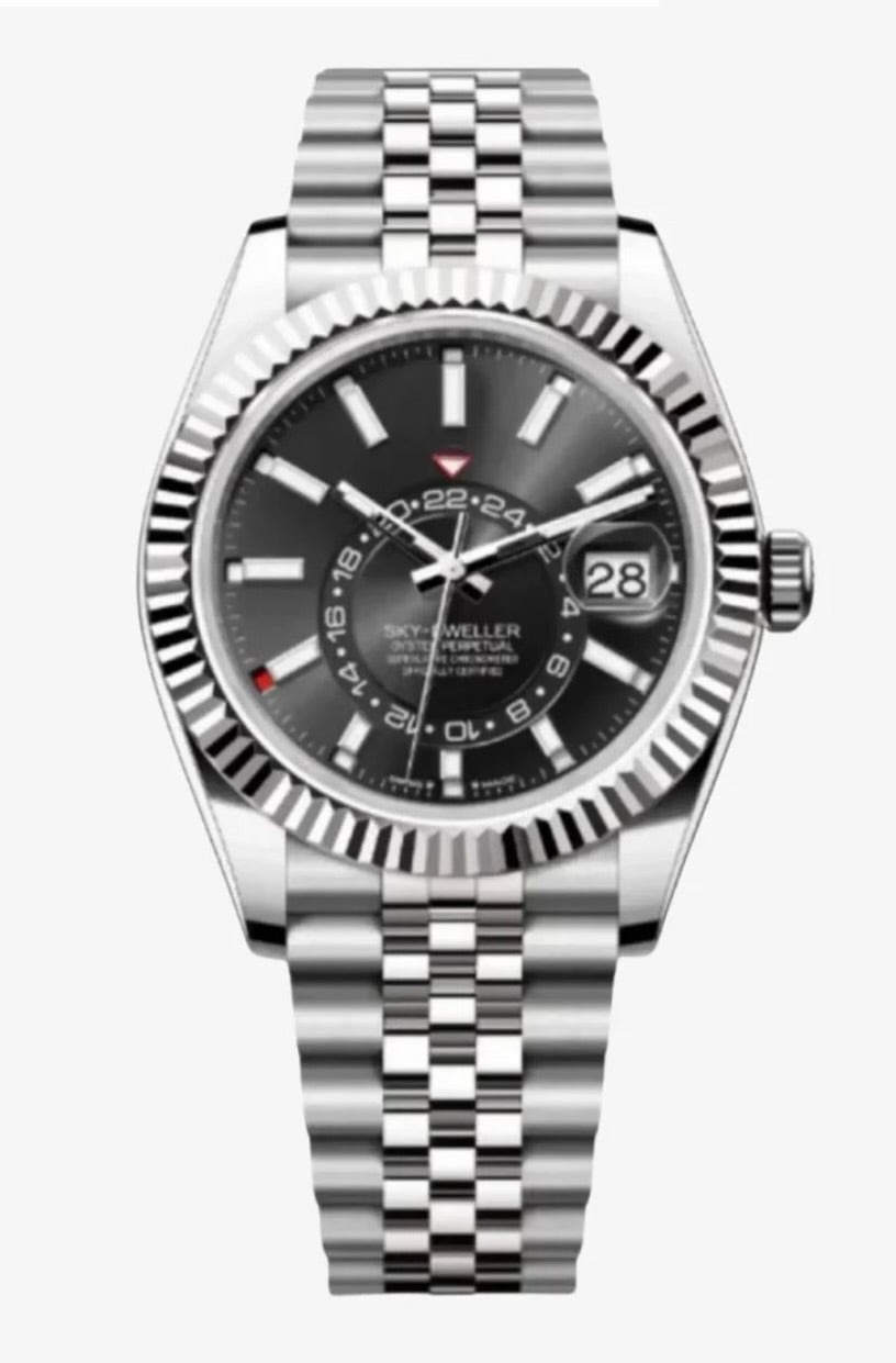 Sky Dweller Black Dial Inspired Watch
