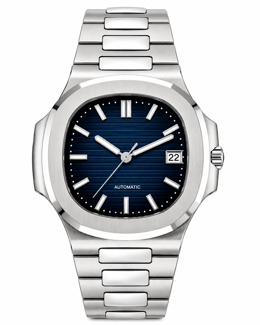 Nautilus Royal Blue Inspired Watch