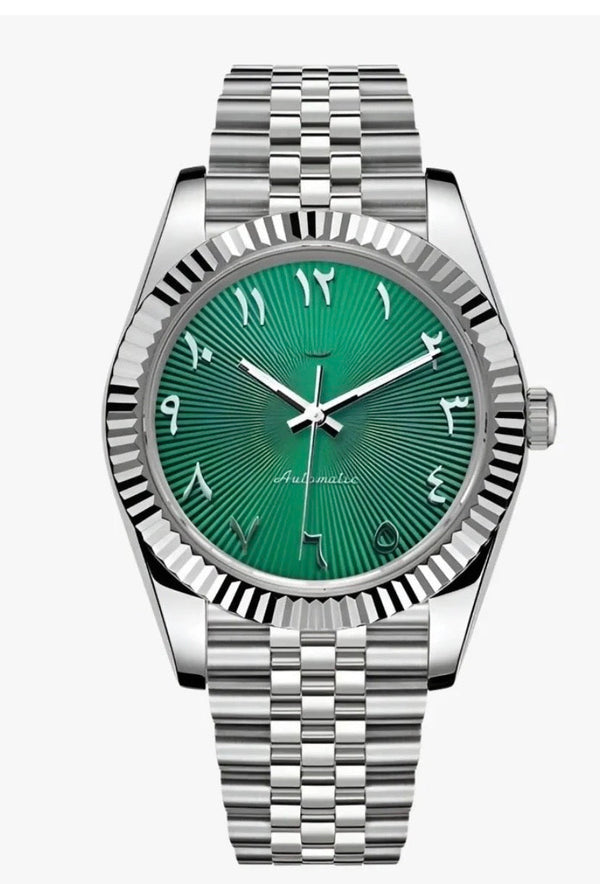 Datejust Green Arabic Dial Inspired Watch