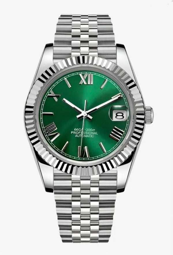 Datejust Green Roman Dial Inspired Watch