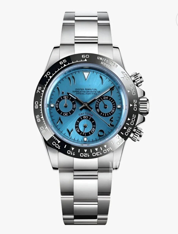 Daytona Blue Arabic Dial Inspired Watch