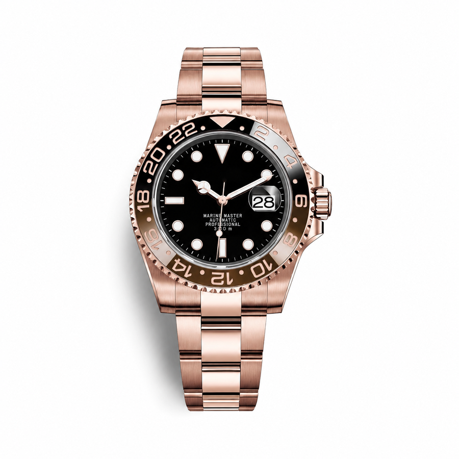 GMT Rose Gold Inspired Watch