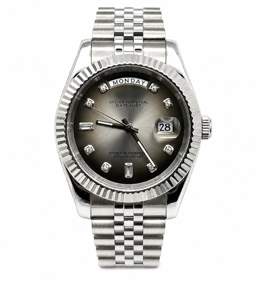 Daydate Shadow Baguette Inspired Watch