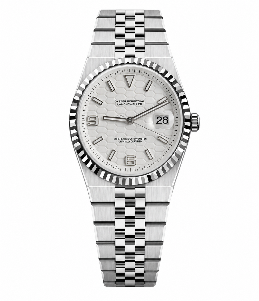 Land Dweller White Dial Inspired Watch