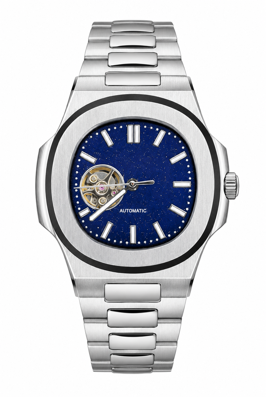 Nautilus Galaxy Open Heart Inspired Watch