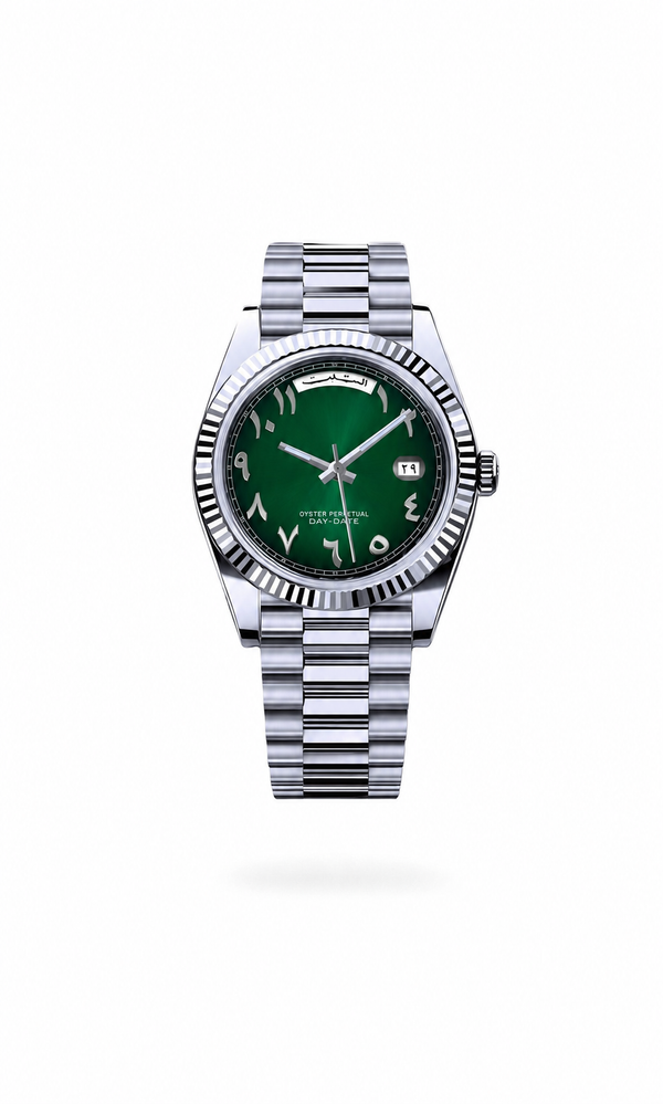 DayDate Green Arabic Dial Inspired Watch
