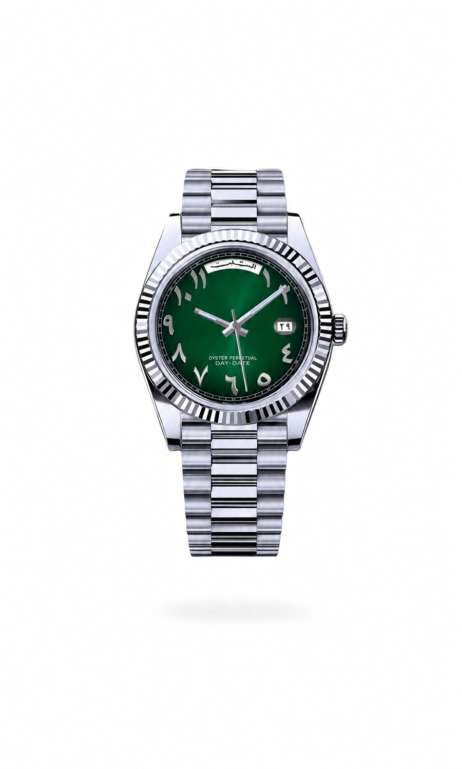 DayDate Green Arabic Dial Inspired Watch
